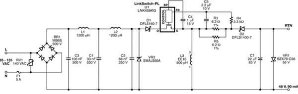 5 W Buck-Boost Power Supply